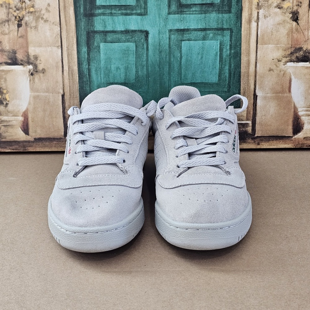 ADIDAS YEEZY Powerphase Calabasas Mens 5 Quiet Grey Off White - Picture 2 of 9